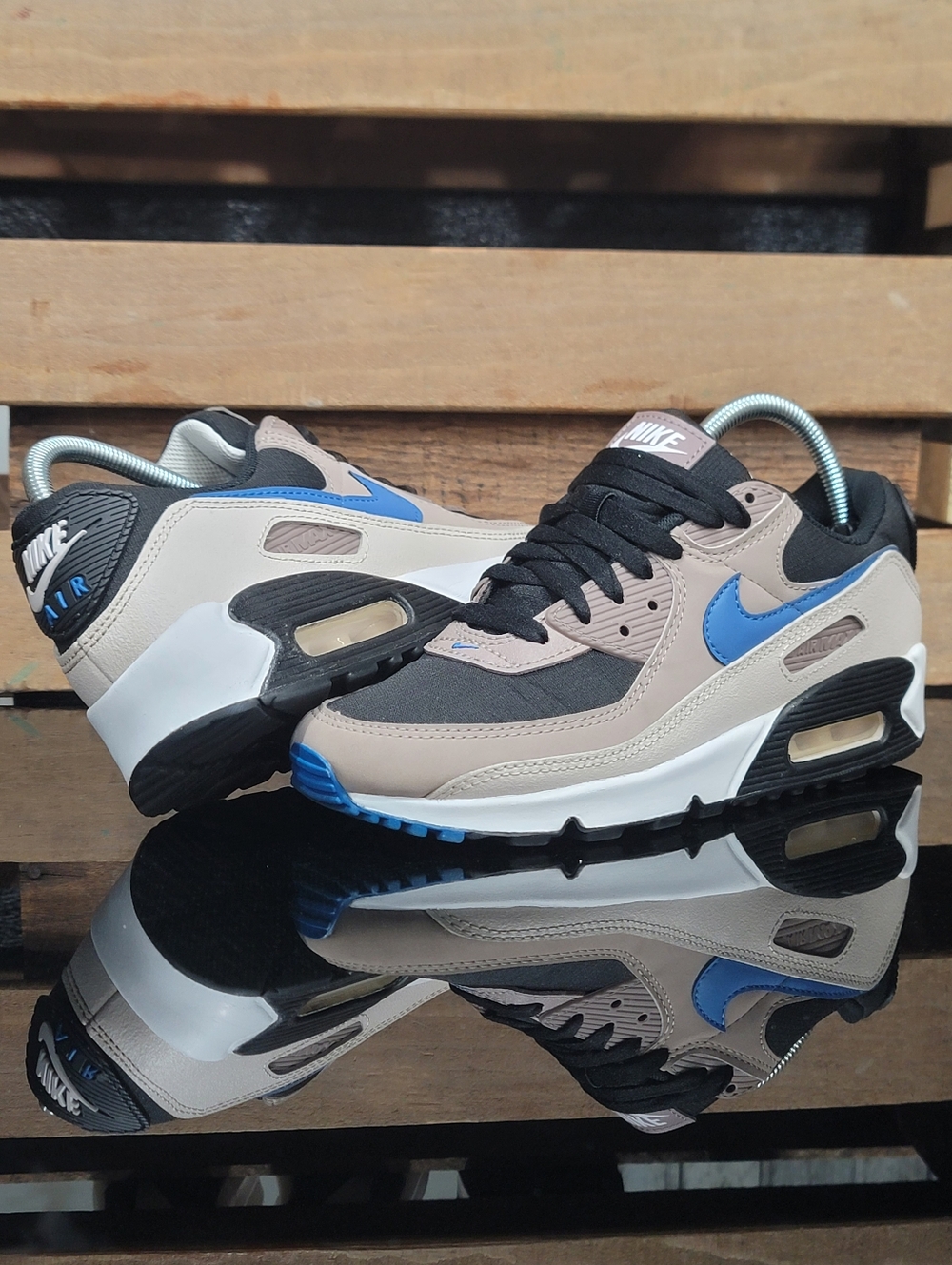 Nike Air Max 90 (RARE)"Malt Blue Slate" 🔥 Wmns 7.5 Ships Today